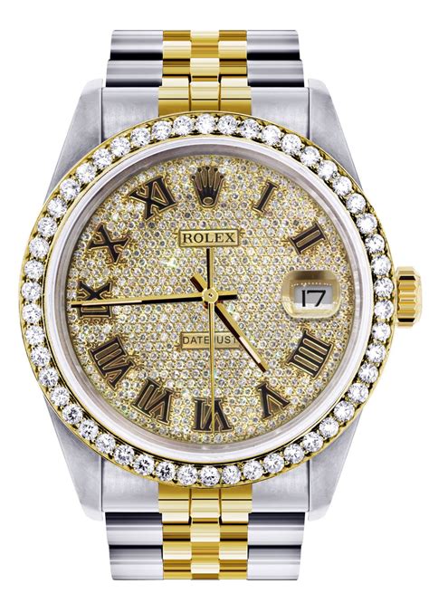 rolex lugz diamonds|rolex gold and diamond watch.